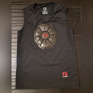 G-Form Black Kids Tank Top with Protective Padding